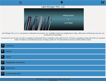 Tablet Screenshot of lakemichiganwire.com